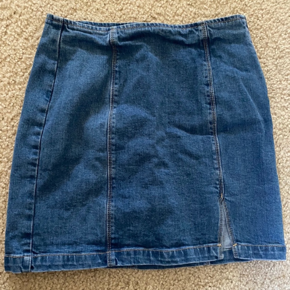 jean skirt
